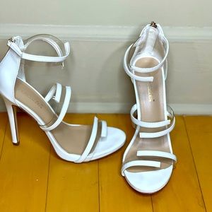 White dress sandals